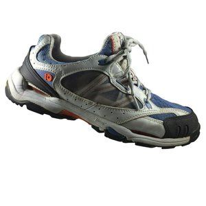 Dunham Womens Shoes 9.5 Alcatraz WOW513GR Silver Blue Wafflestomper Athletic